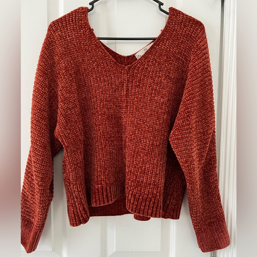 Hippie Rose Orange Sweater